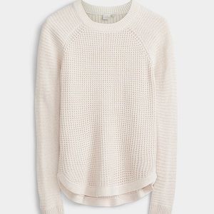 Twik Ribbed Knit Sweater Beige
